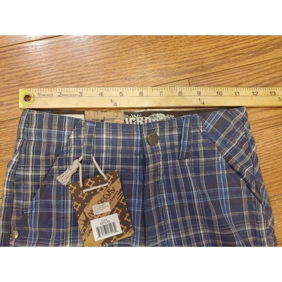 Micros Hometown in Los Angeles Boys Shorts Size 6 Navy Adjustable Waist Casual - Picture 11 of 11
